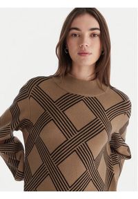 only - ONLY Golf Anny 15327635 Beżowy Regular Fit. Typ kołnierza: golf. Kolor: beżowy. Materiał: syntetyk #7