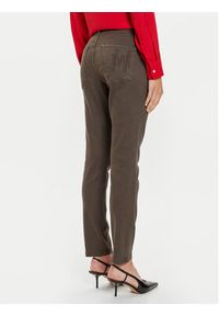 Marella Jeansy Currier 2423136025 Brązowy Skinny Fit. Kolor: brązowy