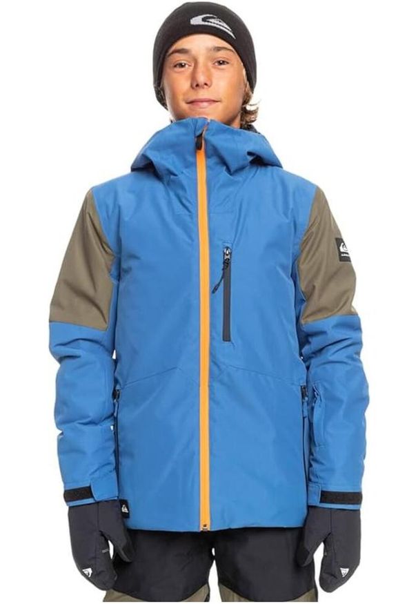 Kurtka narciarska dla dzieci Quiksilver Travis Rice. Kolor: niebieski. Materiał: poliester. Sport: narciarstwo