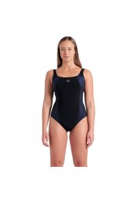 Strój kąpielowy damski jednoczęściowy modelujący basen Arena Bodylift. Kolor: szary, wielokolorowy, czarny #1