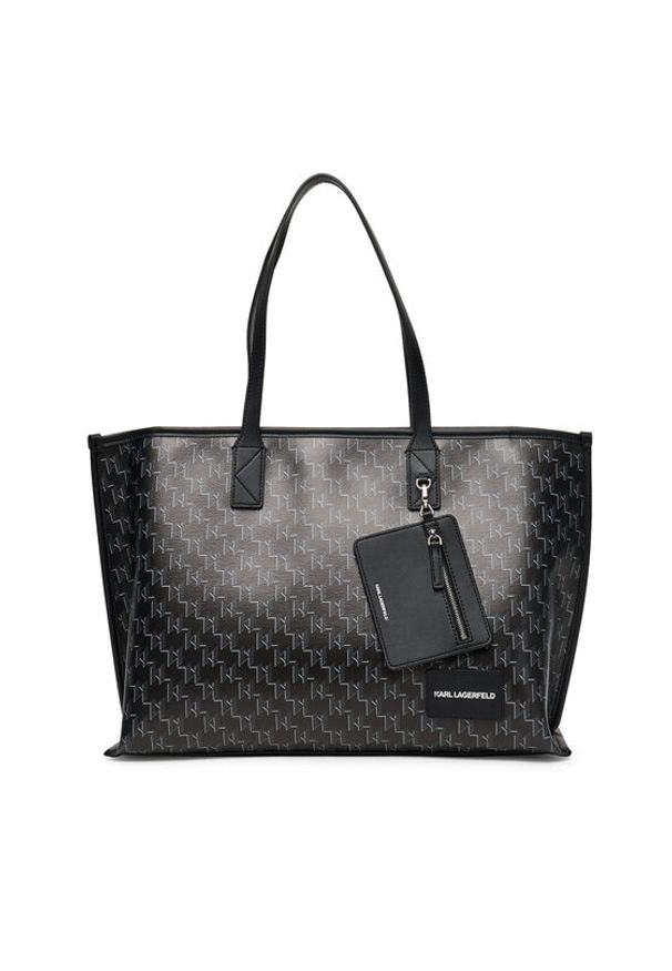 Karl Lagerfeld - KARL LAGERFELD Torebka A1W30183 Czarny. Kolor: czarny. Materiał: skórzane