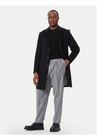 BOSS Chinosy C-Perino 50551829 Szary Tapered Fit. Kolor: szary. Materiał: wełna #5