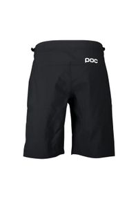 Spodenki rowerowe damskie POC W's Essential Enduro. Kolor: czarny. Materiał: poliamid