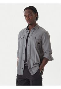 G-Star RAW - G-Star Raw Koszula Marine D24963-D454 Szary ciemny Slim Fit. Kolor: szary. Materiał: bawełna. Styl: marine #1