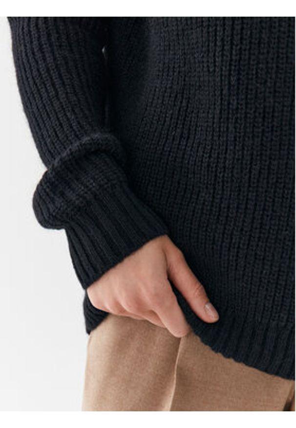 Weekend Max Mara Sweter Viaggio 23536621 Czarny Regular Fit. Kolor: czarny. Materiał: syntetyk