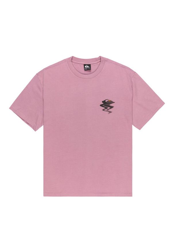 Quiksilver T-Shirt Elderberry EQYZT08200 Fioletowy Regular Fit. Kolor: fioletowy. Materiał: bawełna