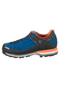 MEINDL - Buty trekkingowe męskie Meindl Literock Gore-Tex. Kolor: niebieski. Materiał: guma, materiał, syntetyk. Technologia: Gore-Tex
