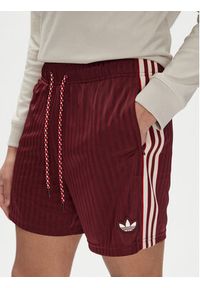 Adidas - adidas Szorty sportowe FC Bayern Terrace JF0598 Czerwony Loose Fit. Kolor: czerwony. Materiał: syntetyk #4