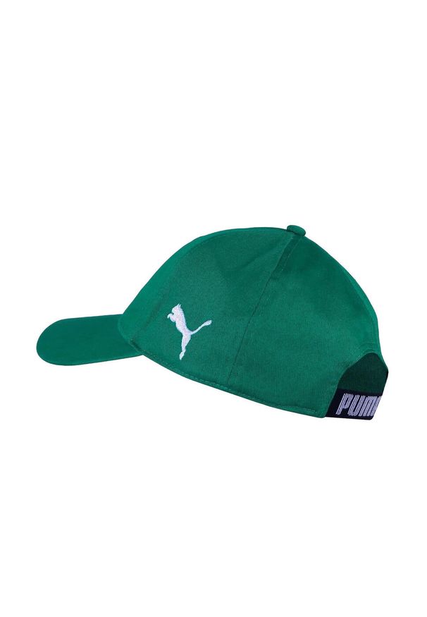 Puma - Czapka Z Daszkiem Liga. Kolor: zielony