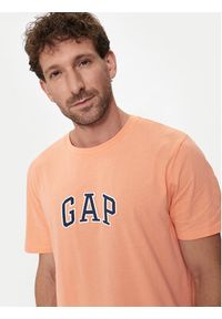 GAP - Gap T-Shirt 570044-06 Pomarańczowy Regular Fit. Kolor: pomarańczowy. Materiał: bawełna #4