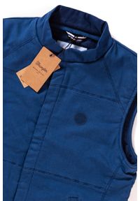 Wrangler - WRANGLER KNITTED VEST NAVY W6526LD35. Długość rękawa: bez rękawów #2