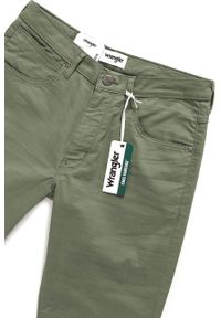 Wrangler - WRANGLER SPODNIE MĘSKIE ARIZONA MOSS GREEN W12OV6330 112126477. Materiał: materiał #8