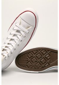 Converse trampki skórzane męskie kolor biały. Nosek buta: okrągły. Kolor: biały. Materiał: skóra, guma #5