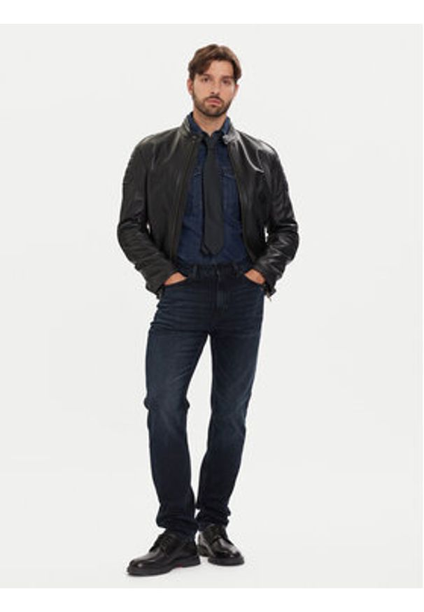 Hugo - HUGO Jeansy 50547255 Granatowy Slim Fit. Kolor: niebieski