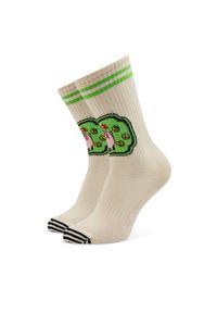 Happy-Socks - Happy Socks Skarpety wysokie unisex ATPBA14-1700 Beżowy. Kolor: beżowy. Materiał: materiał, bawełna #1