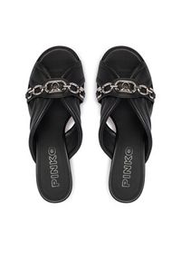 Pinko - PINKO Klapki Lara 01 SD0505 P003 Czarny. Kolor: czarny. Materiał: skóra #4