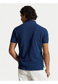Polo Ralph Lauren Polo 710970582003 Granatowy Regular Fit. Typ kołnierza: polo. Kolor: niebieski. Materiał: bawełna #6