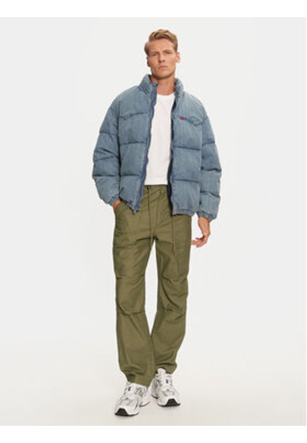 Levi's® Kurtka puchowa A0726-0003 Niebieski Relaxed Fit. Kolor: niebieski. Materiał: bawełna