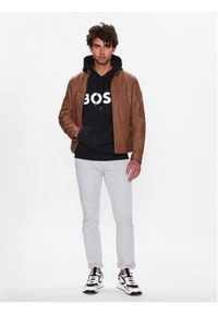 BOSS - Boss Bluza 50485316 Czarny Oversize. Kolor: czarny. Materiał: bawełna #4