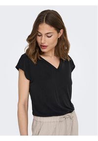 only - ONLY T-Shirt Free 15287041 Czarny Regular Fit. Kolor: czarny. Materiał: syntetyk #6
