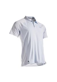 ARTENGO - Koszulka Polo Tenis Tpo 500 Dry Męska. Typ kołnierza: polo. Kolor: niebieski, wielokolorowy, szary. Materiał: materiał, mesh. Sport: tenis