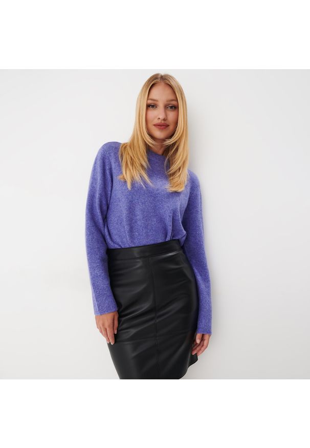 Mohito - Fioletowy sweter - Fioletowy. Kolor: fioletowy