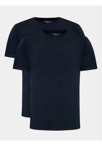 TOMMY HILFIGER - Tommy Hilfiger Komplet 2 t-shirtów UM0UM02762 Granatowy Regular Fit. Kolor: niebieski. Materiał: bawełna
