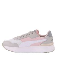 Buty Młodzieżowe Puma R78 Voyage. Zapięcie: sznurówki. Kolor: szary, wielokolorowy. Materiał: materiał. Szerokość cholewki: normalna. Sport: turystyka piesza