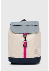 Lefrik plecak kolor niebieski mały wzorzysty. Kolor: niebieski. Materiał: poliester #1