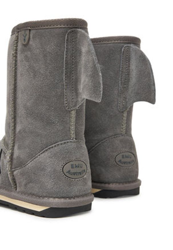 EMU Australia Śniegowce Little Creatures Shark K10589 Szary. Kolor: szary. Materiał: skóra