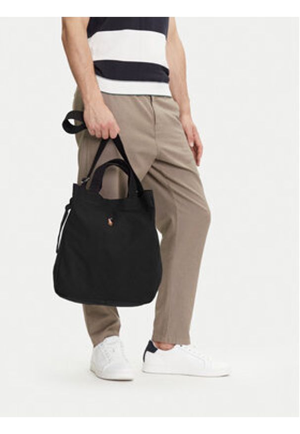 Polo Ralph Lauren Torba 405967606003 Czarny. Kolor: czarny. Materiał: materiał