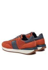 Pepe Jeans Sneakersy PMS60020 Brązowy. Kolor: brązowy. Materiał: skóra, zamsz