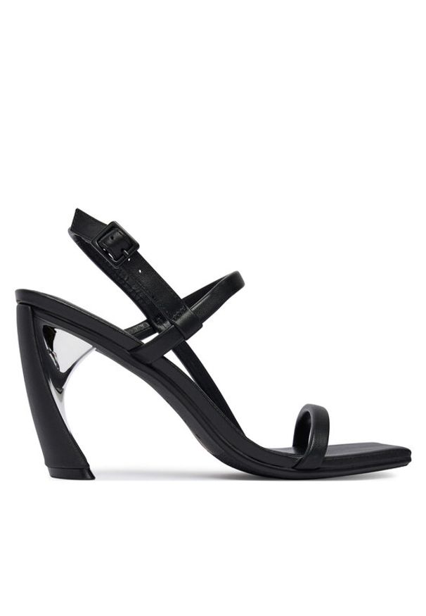 United Nude Sandały Zuma Strappy Hi 110100116 Czarny. Kolor: czarny. Materiał: skóra