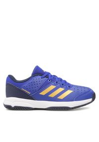 Adidas - adidas Buty Court Stabil Jr HQ3519 Niebieski. Kolor: niebieski. Materiał: skóra #1