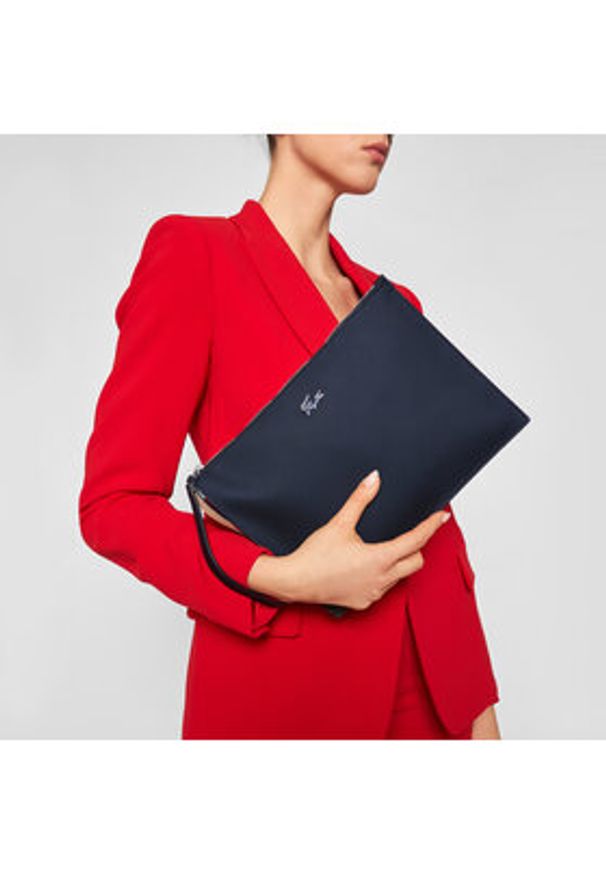 Lacoste Torebka Clutch NF2791AA Czarny. Kolor: czarny. Materiał: skórzane