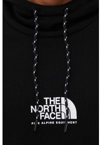 The North Face bluza bawełniana Black Box męska kolor czarny z kapturem z nadrukiem. Okazja: na co dzień. Typ kołnierza: kaptur. Kolor: czarny. Materiał: bawełna. Wzór: nadruk. Styl: casual #5