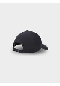 4f - Czapka z daszkiem strapback męska. Kolor: niebieski. Materiał: elastan, dzianina #2