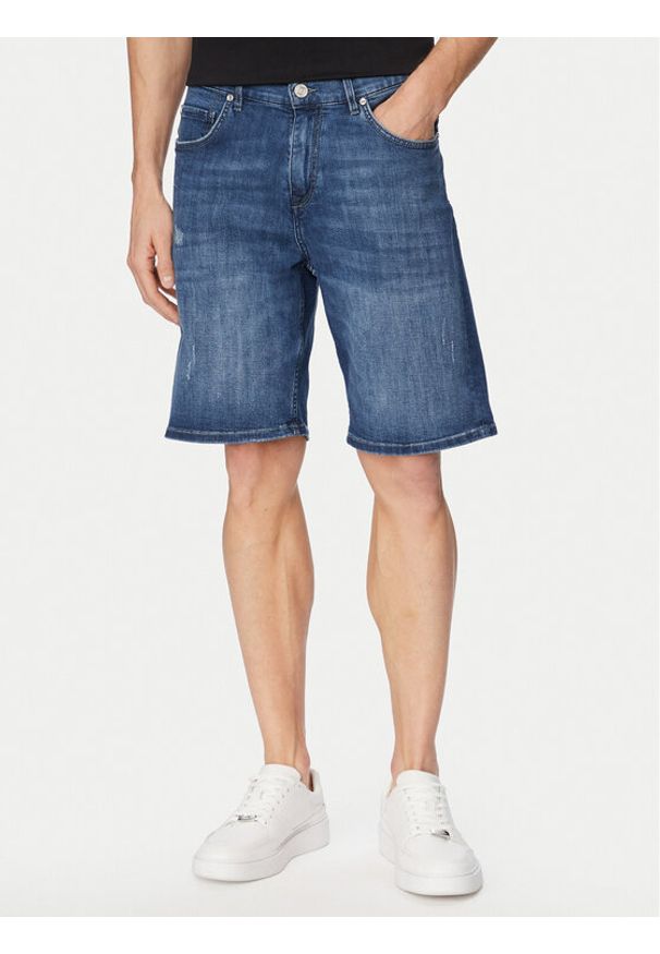 Karl Lagerfeld - KARL LAGERFELD Szorty jeansowe 265590 562843 Niebieski Regular Fit. Kolor: niebieski. Materiał: bawełna