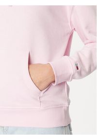 Tommy Jeans Bluza Essential Logo 2+ DW0DW16406 Różowy Boxy Fit. Kolor: różowy. Materiał: bawełna, syntetyk