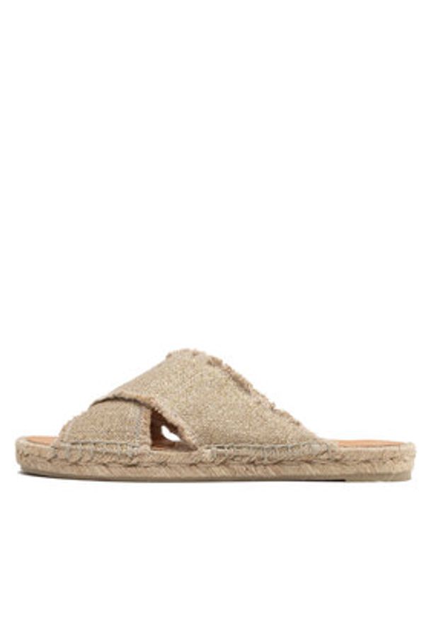 Castañer Espadryle Palmera/032 021775-3004 Beżowy. Kolor: beżowy. Materiał: materiał