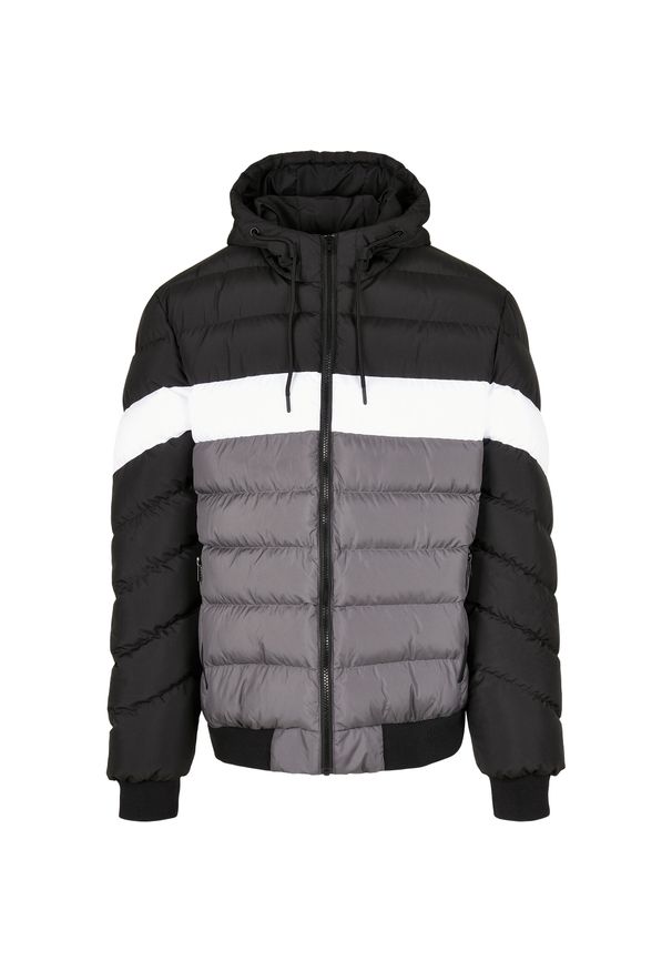 Kurtka Urban Classics colorblock bubble. Kolor: czarny
