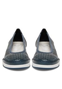 Rieker Baleriny CEO-L3065-14 Granatowy. Kolor: niebieski. Materiał: materiał #7