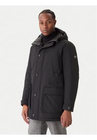 BOSS Kurtka puchowa H-Detoni 50540472 Czarny Regular Fit. Kolor: czarny. Materiał: syntetyk