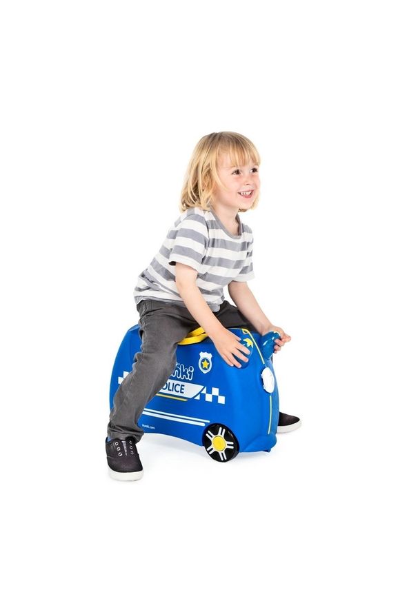 Trunki Radiowóz Percy. Materiał: guma. Styl: wakacyjny, młodzieżowy