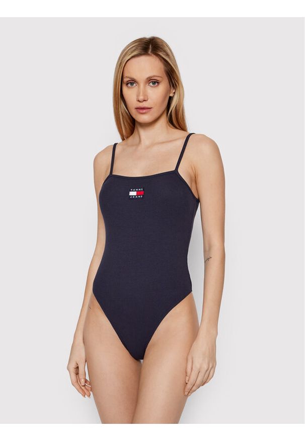 Body Tommy Jeans. Kolor: niebieski