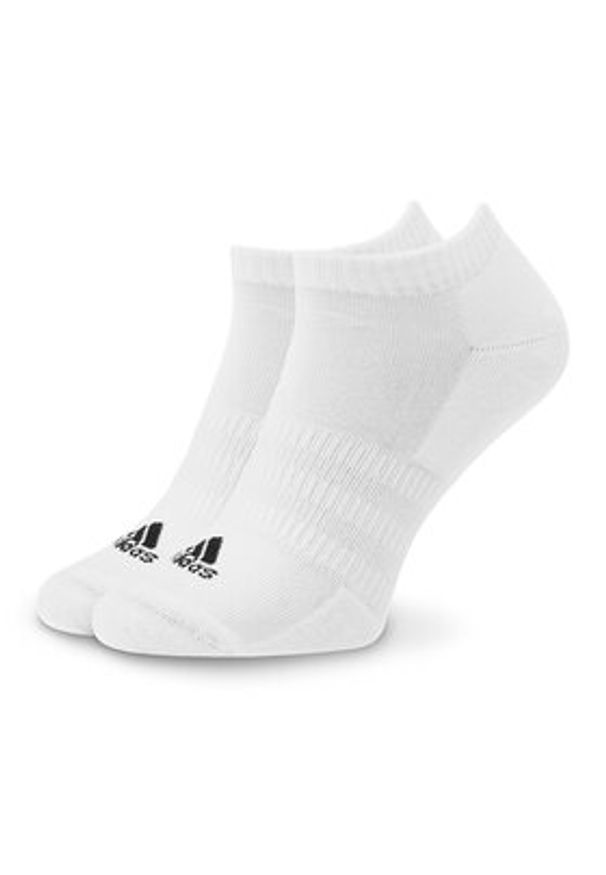 Adidas - adidas Stopki Cushioned Low-Cut Socks 3 Pairs IC1333 Szary. Kolor: szary. Materiał: bawełna