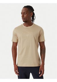 Beverly Hills Polo Club T-Shirt P-FW26M-TS1536 Beżowy Regular Fit. Typ kołnierza: polo. Kolor: beżowy. Materiał: bawełna #1