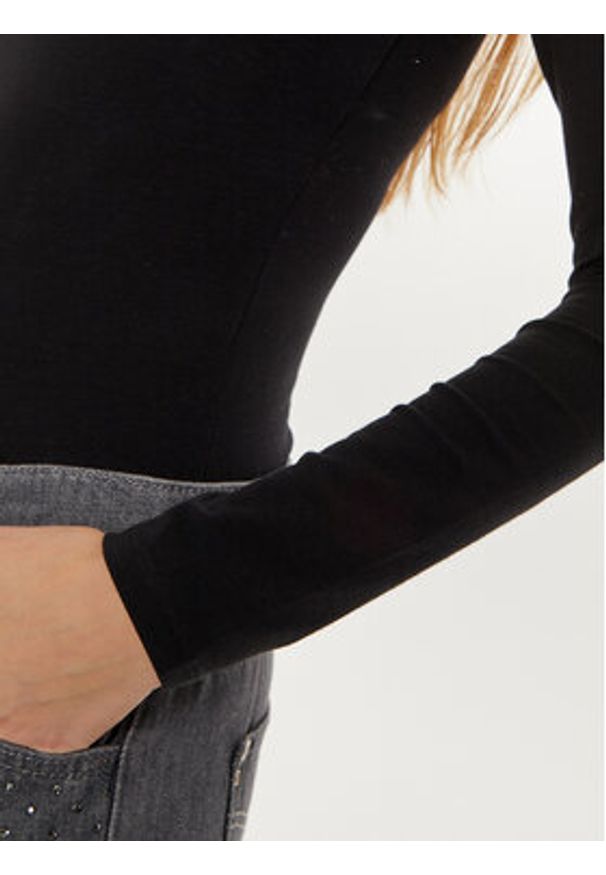 Guess Jeans Body W4BP41 J1314 Czarny Slim Fit. Kolor: czarny. Materiał: bawełna