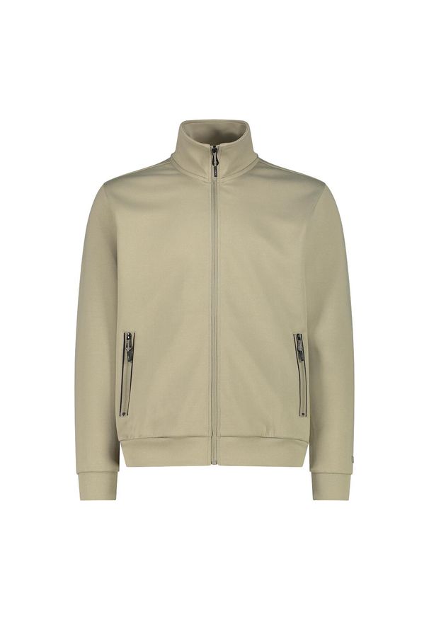 Bluza męska turystyczna CMP 34D1987. Kolor: zielony. Styl: sportowy. Sport: turystyka piesza