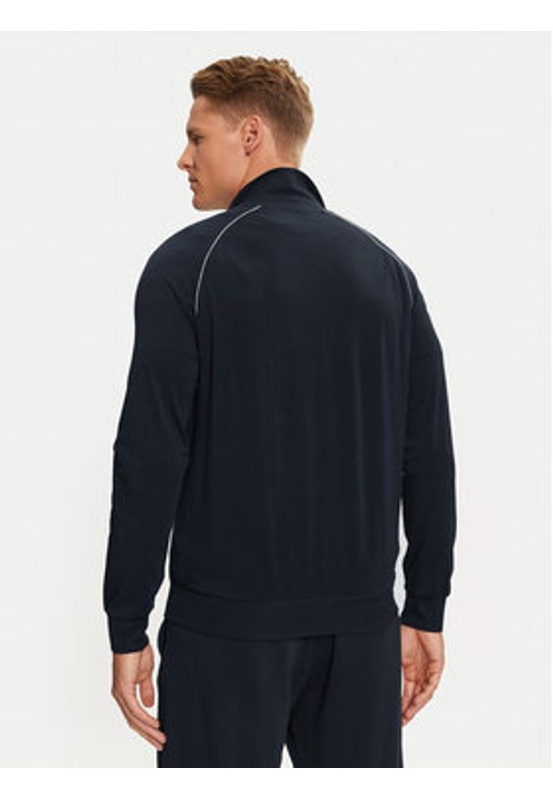 BOSS - Boss Bluza Mix&Match 50515366 Granatowy Regular Fit. Kolor: niebieski. Materiał: bawełna